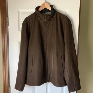 RAINFOREST Micro Twill Bomber Waterproof/Windproof Men's Medium Brown